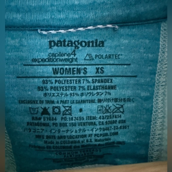 PATAGONIA Capilene 4 Pro Zip-Neck Pull Over - Picture 4 of 6